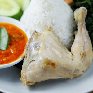 Nasi Ayam Pop